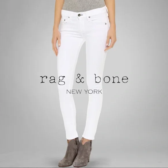 πHPπNWT RAG & BONE Tomboy Skinny Mid-rise Jeans, 28 - Picture 16 of 16